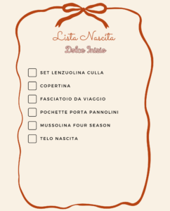 Aggiungi alla lista Nascita