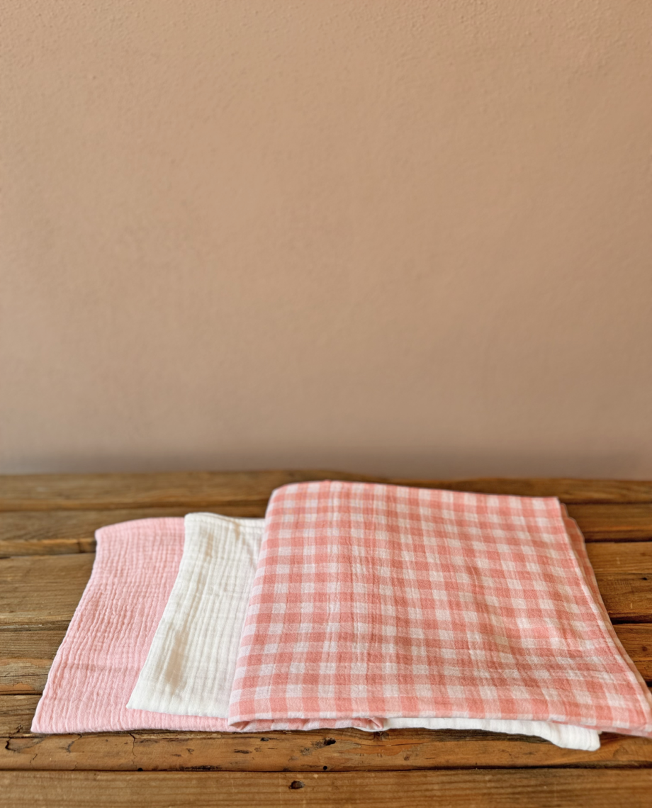 SET MUSSOLINE LINFA ROSE