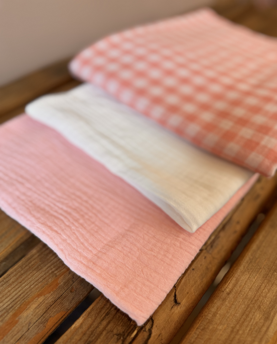 SET MUSSOLINE LINFA ROSE