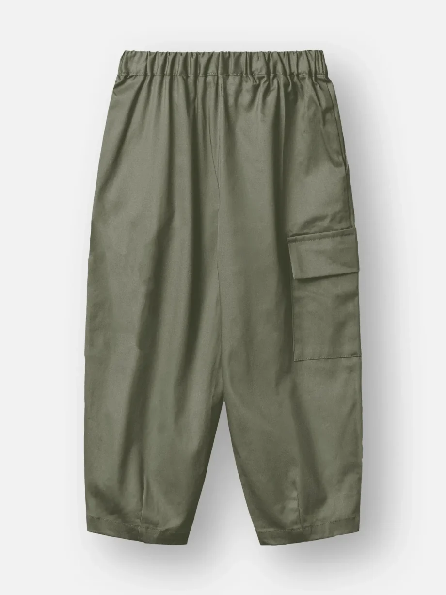 PANTALONE BAGGY VERDE OLIVA
