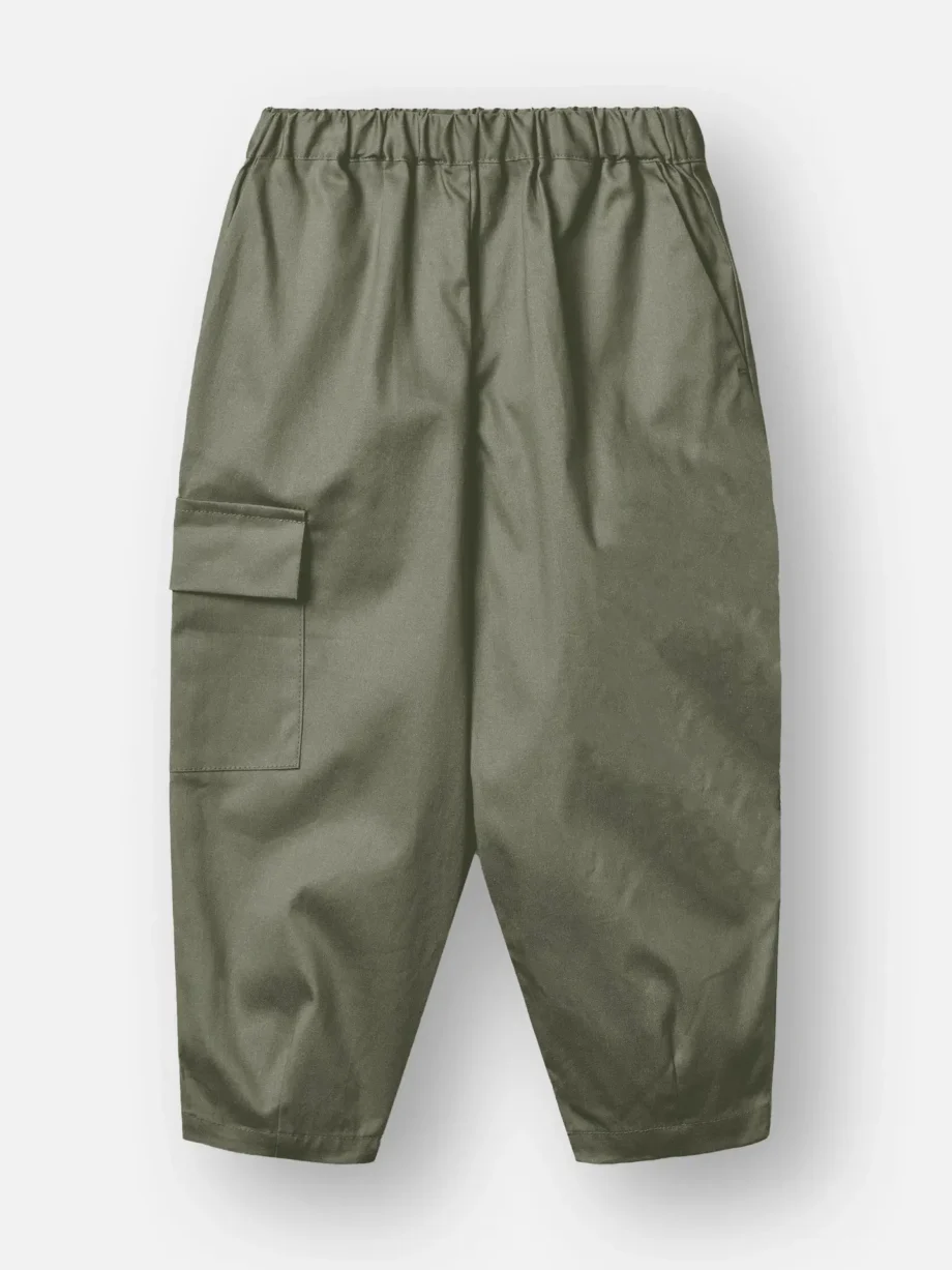 PANTALONE BAGGY VERDE OLIVA